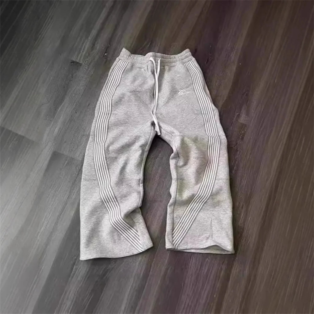 Women's Wide Leg Sweatpants – Casual Streetwear Joggers