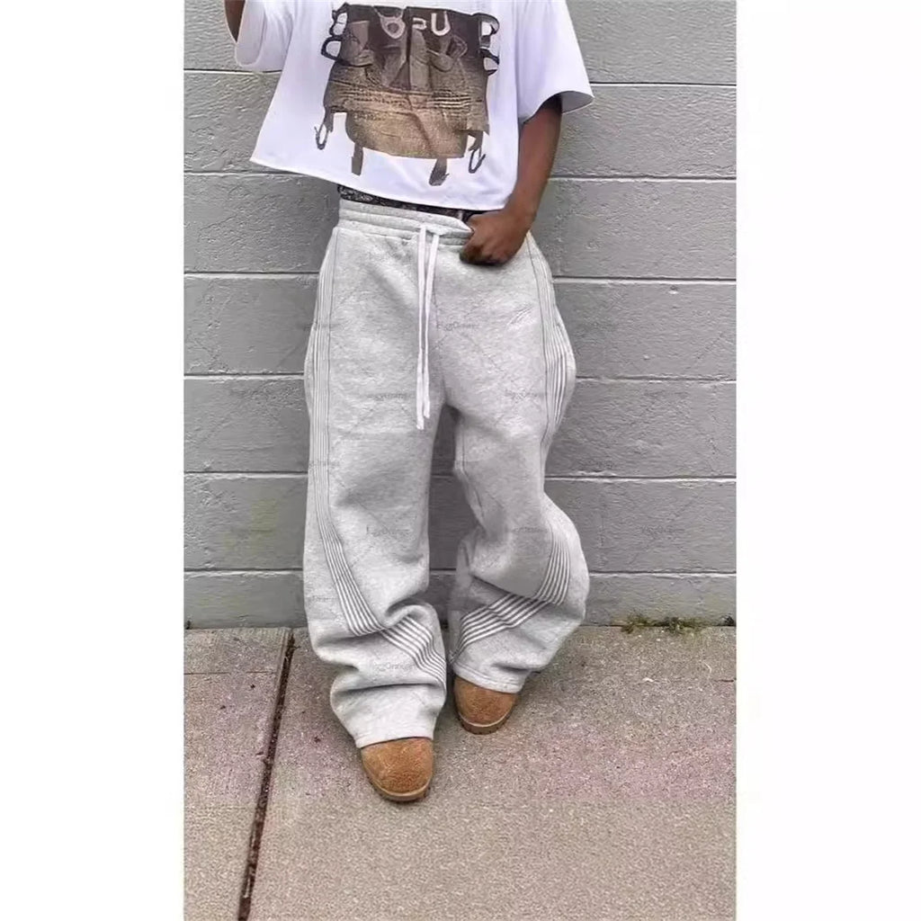 Women's Wide Leg Sweatpants – Casual Streetwear Joggers