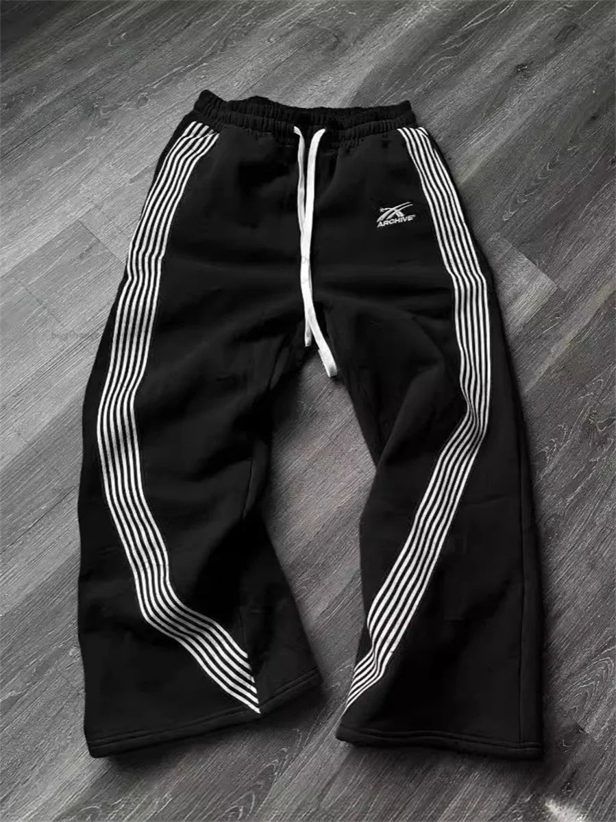 Women's Wide Leg Sweatpants – Casual Streetwear Joggers