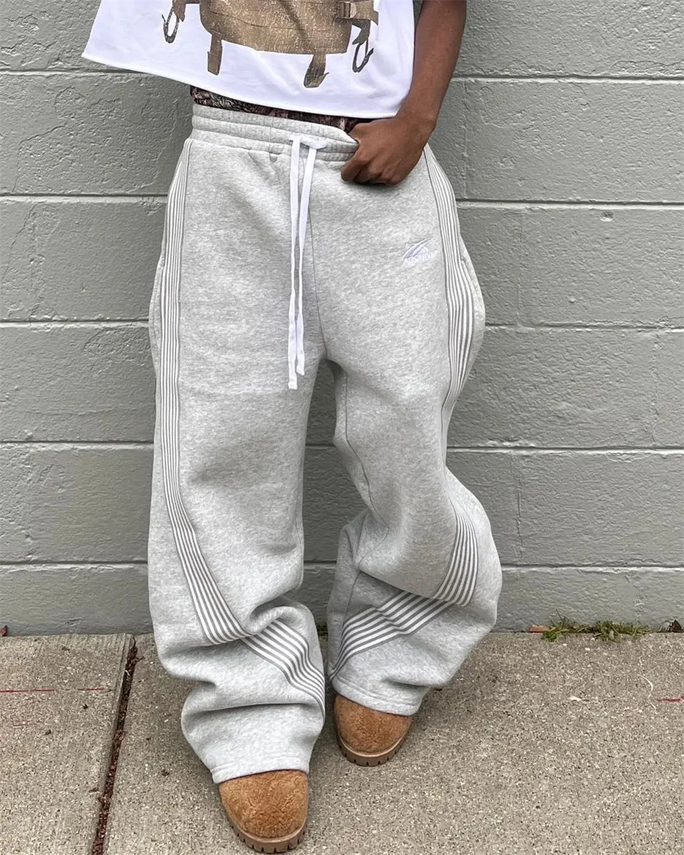 Women's Wide Leg Sweatpants – Casual Streetwear Joggers