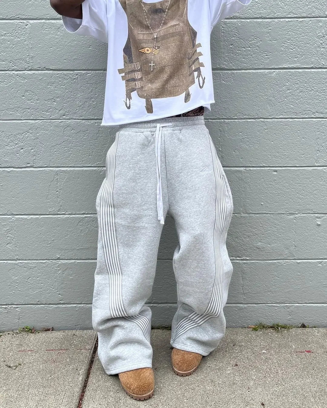 Women's Wide Leg Sweatpants – Casual Streetwear Joggers