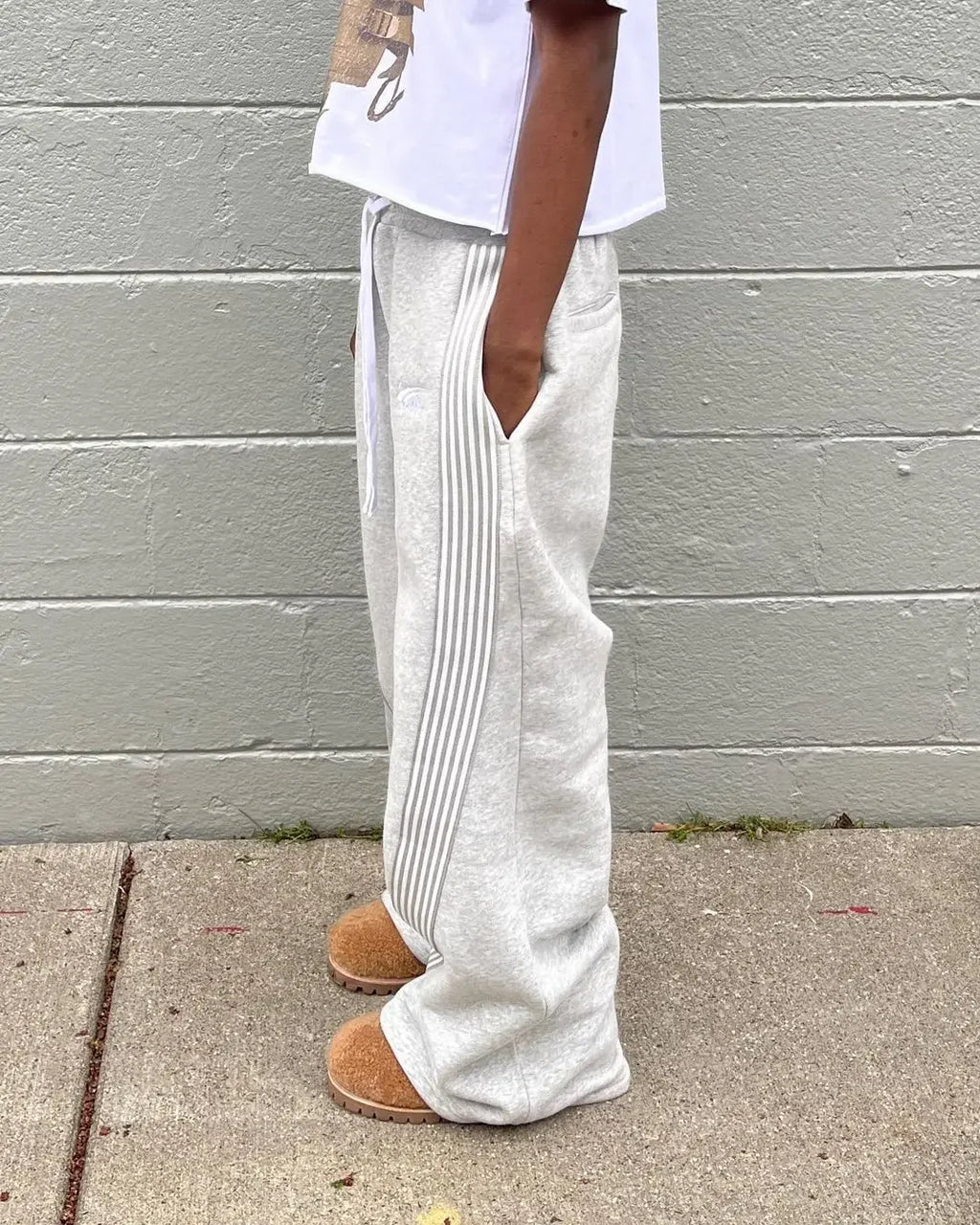 Women's Wide Leg Sweatpants – Casual Streetwear Joggers