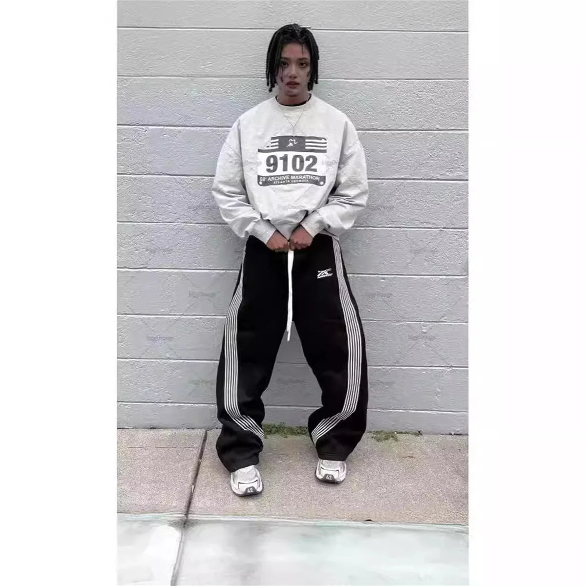 Women's Wide Leg Sweatpants – Casual Streetwear Joggers