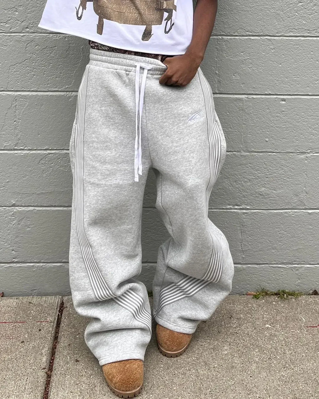 Women's Wide Leg Sweatpants – Casual Streetwear Joggers