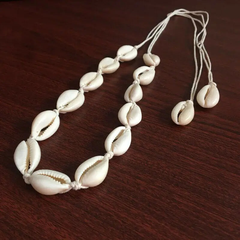 Boho Shell Pendant Choker Necklace – Beach Summer Jewelry for Women