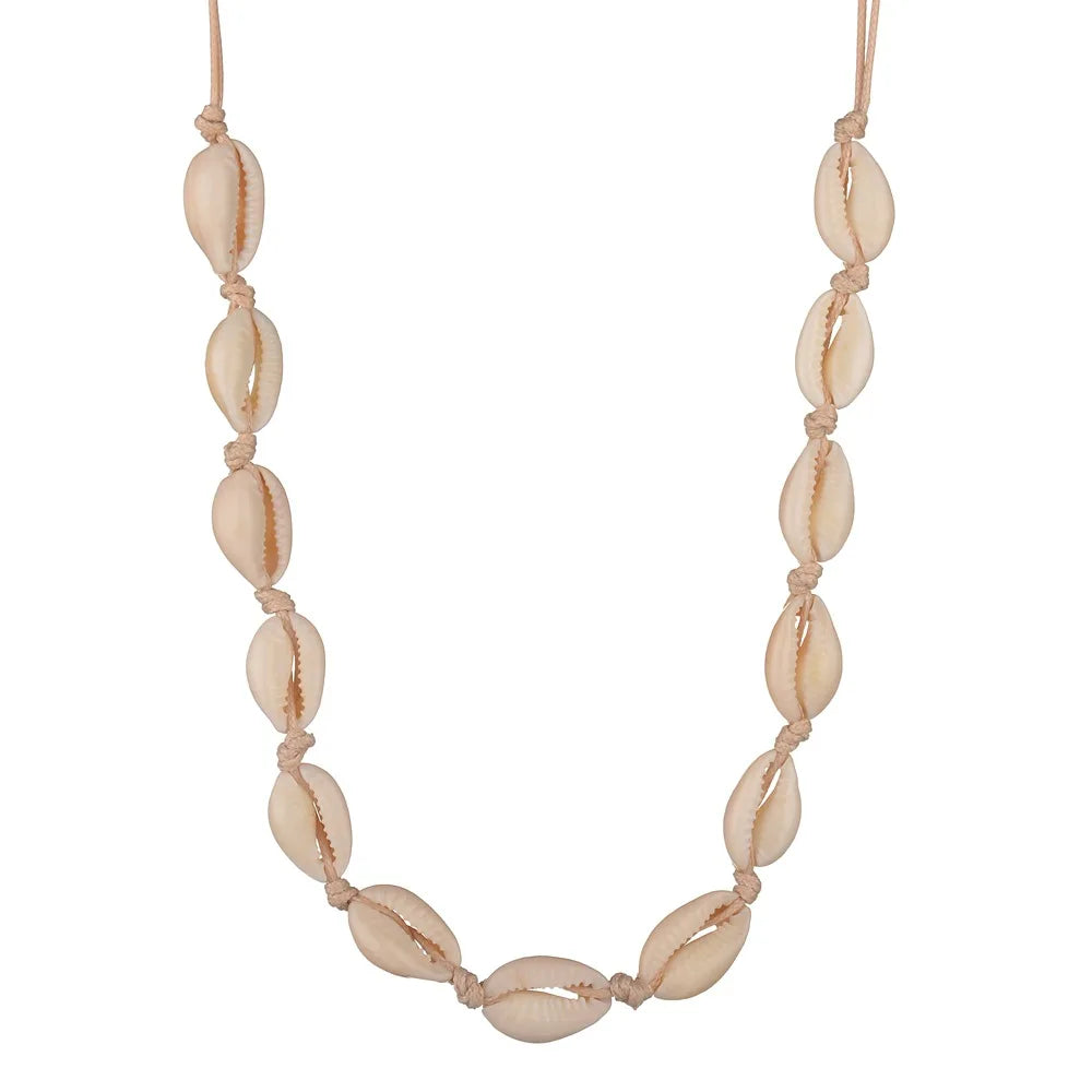 Boho Shell Pendant Choker Necklace – Beach Summer Jewelry for Women
