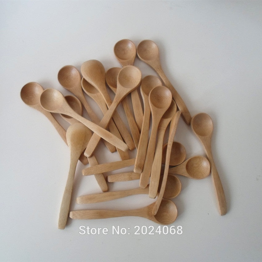 Wooden Bamboo Spoon Set | 10-Piece Eco-Friendly Kitchen Utensils