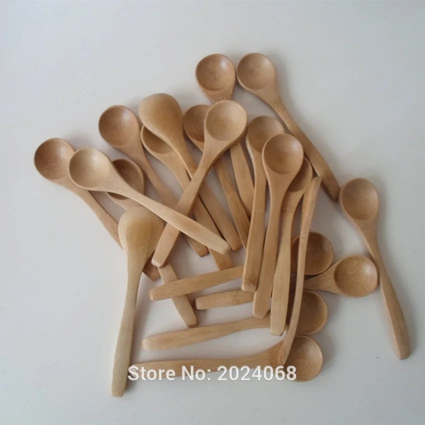 Wooden Bamboo Spoon Set | 10-Piece Eco-Friendly Kitchen Utensils