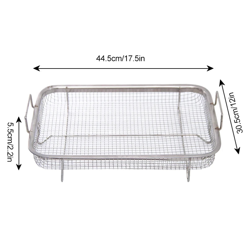 Copper Baking Tray Oil Frying Baking Pan Non-stick Chips Basket Baking Dish Grill Mesh Barbecue Tools Cookware For Kitchen