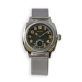 Vintage Dress Watch S4036 Sub Seconds Cathedral Heat Treated Blue Hands Retro Luminous 100M Water Resistant Mechaincal Watch