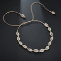 Boho Conch & Cowrie Shell Necklace – Handmade Beach Choker or Bracelet