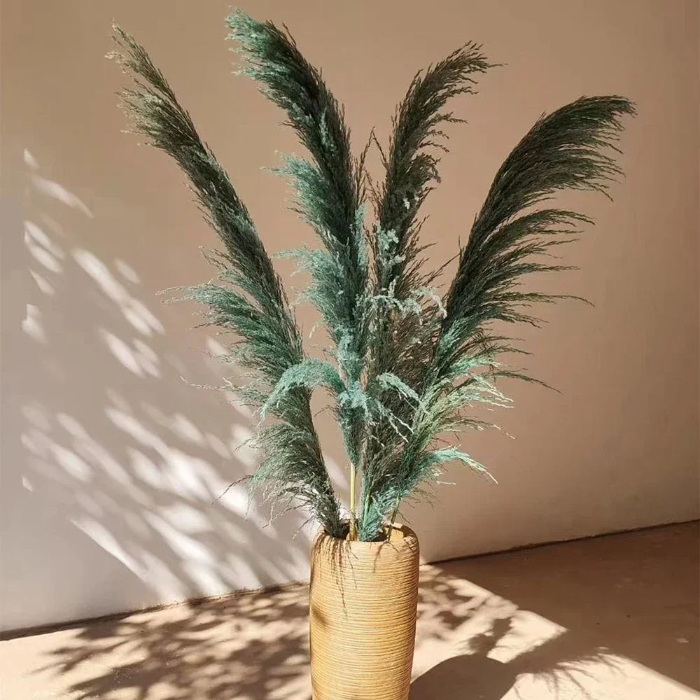 110 - 120cm Large Dried Pampas Grass Plume,Fluffy,Wholesale Boho Home Decor,Natural Real Flower,Wedding Decor,Garden Decoration