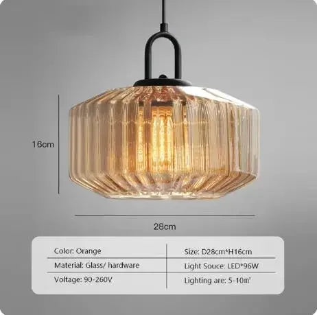 Modern Minimalist Designer Pendant Lamp Restaurant Bedroom Bar Living Room Colored Glass LED Art Chandelier Home Decor Lighting