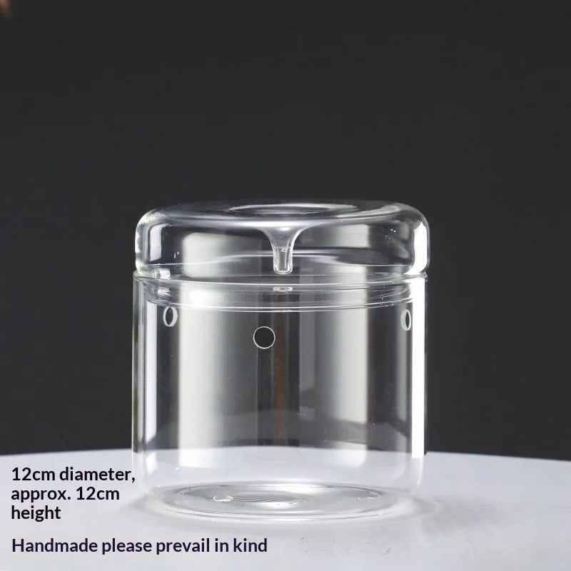 Multi-size Glass Bottle Creativity Dew Collection Glass Vase Micro Landscape Succulent Moss Landscape Glass Terrarium Home Decor