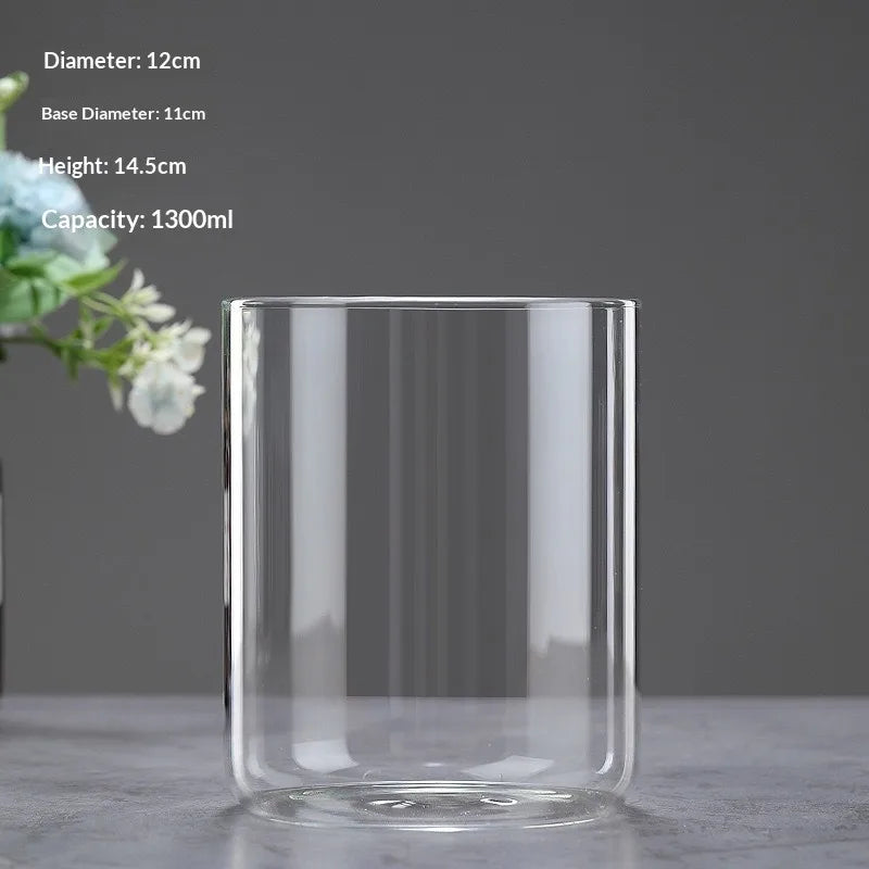 Multi-size Glass Bottle Creativity Dew Collection Glass Vase Micro Landscape Succulent Moss Landscape Glass Terrarium Home Decor