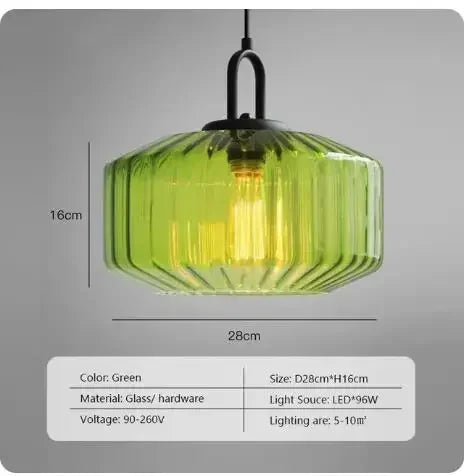 Modern Minimalist Designer Pendant Lamp Restaurant Bedroom Bar Living Room Colored Glass LED Art Chandelier Home Decor Lighting