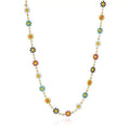 Boho Colorful Small Flower Choker Necklace or Bracelet – Handmade Floral Jewelry