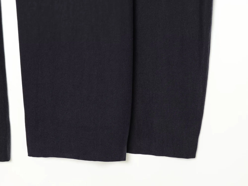 Women's Long Pants 2025 Autumn New Arrivals Military Green Pleated Loose Wide-Leg Pants Casual Fashion Stylish and Versatile