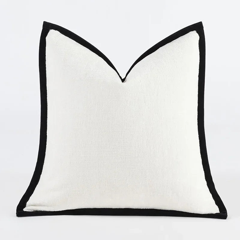 1pc Thick Chenille Cushion Cover Square Solid Color Pillow Case 18*18 20*20 Quality Luxury Home Decor Pillow Cover for Sofa