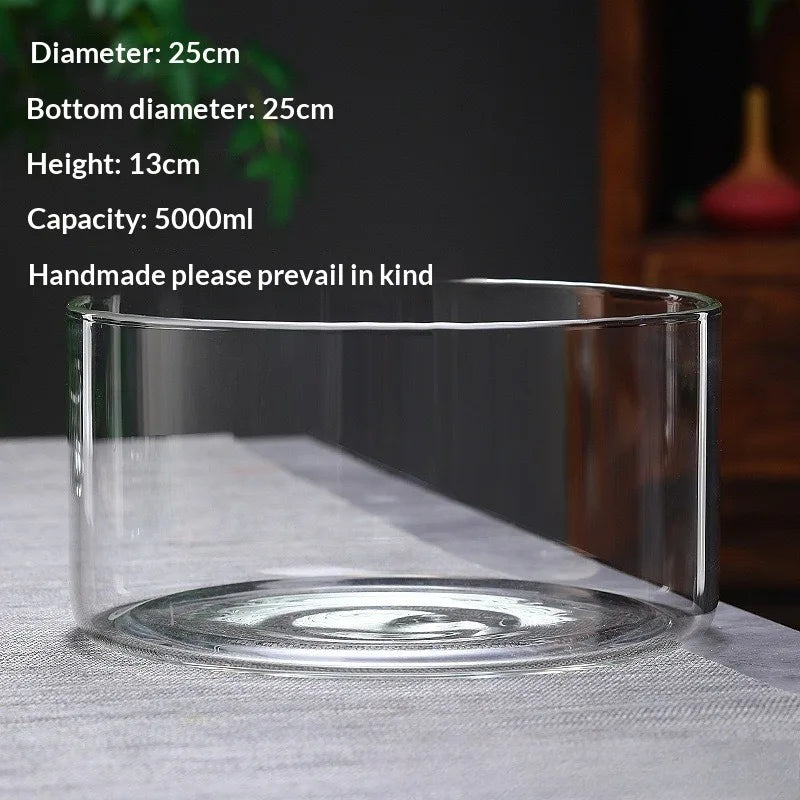 Multi-size Glass Bottle Creativity Dew Collection Glass Vase Micro Landscape Succulent Moss Landscape Glass Terrarium Home Decor