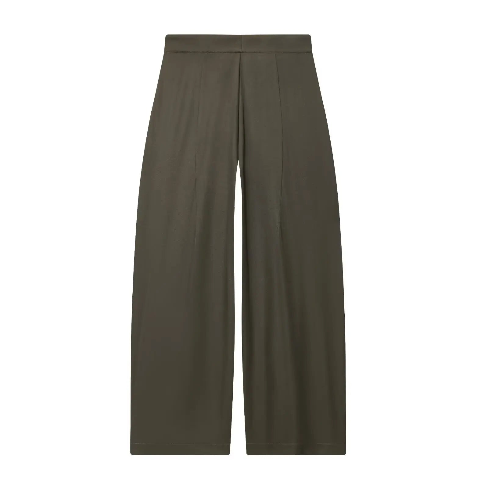 Women's Long Pants 2025 Autumn New Arrivals Military Green Pleated Loose Wide-Leg Pants Casual Fashion Stylish and Versatile