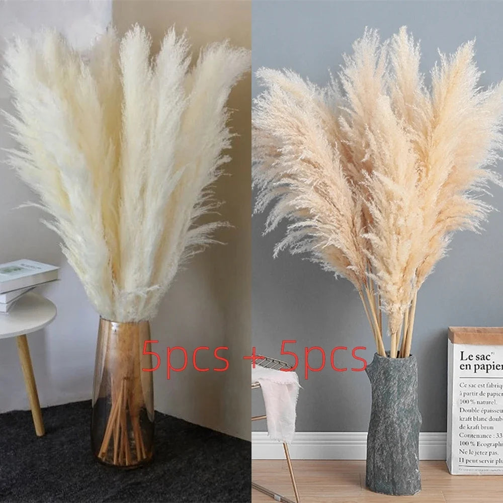110 - 120cm Large Dried Pampas Grass Plume,Fluffy,Wholesale Boho Home Decor,Natural Real Flower,Wedding Decor,Garden Decoration