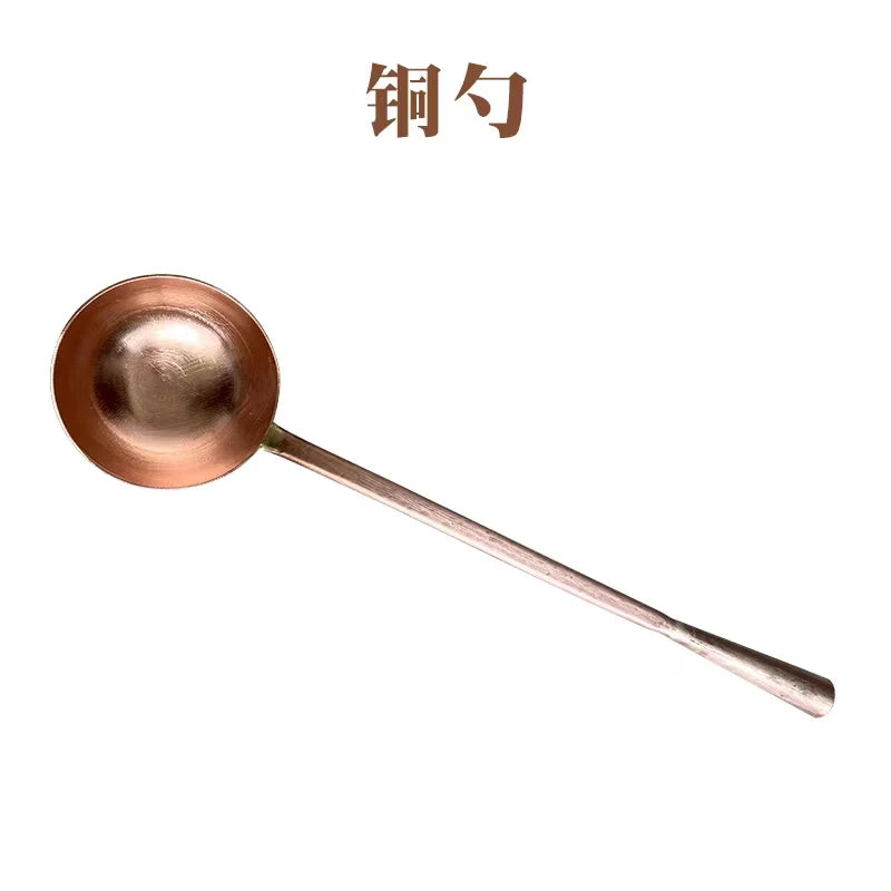 Artisan Hammered Copper Hot Pot | Chinese Style Soup & Stock Pot for All Stoves
