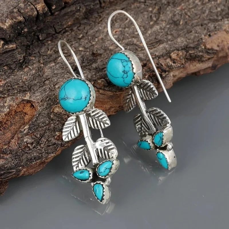 Boho Handmade Drop Earrings – Vintage Ancient Design for Women