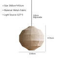 Japanese Wabi Sabi Fabric E27 Pendant Light Living Dining Room Bar Led Droplight Lighting Home Decor Bedroom Lustre Hanging Lamp