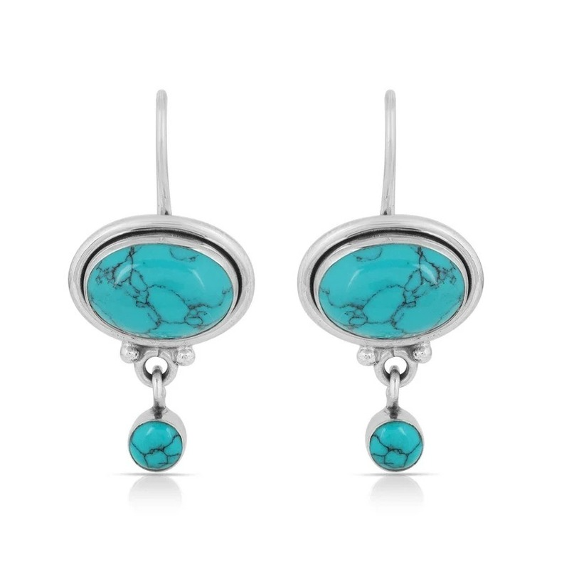Boho Handmade Drop Earrings – Vintage Ancient Design for Women