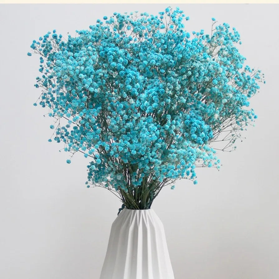 100g Dried Flowers Baby Breath Preserved Flowers Gypsophila Bouquet Boho Home Decor Colorful Gypsophile Wedding Party Decoration