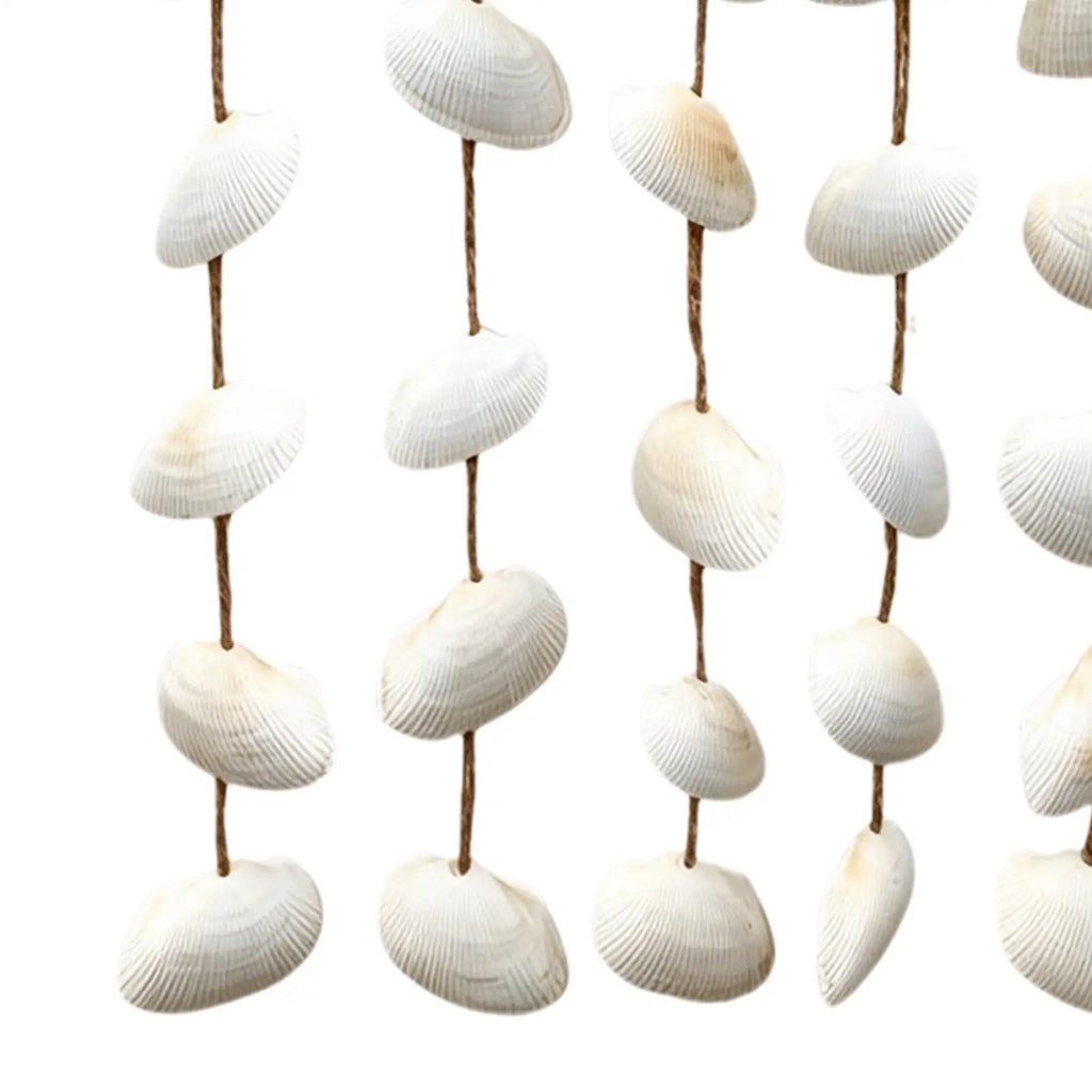 Boho Seashell Wall Art | Coastal Shell & Sea Glass Wall Decor