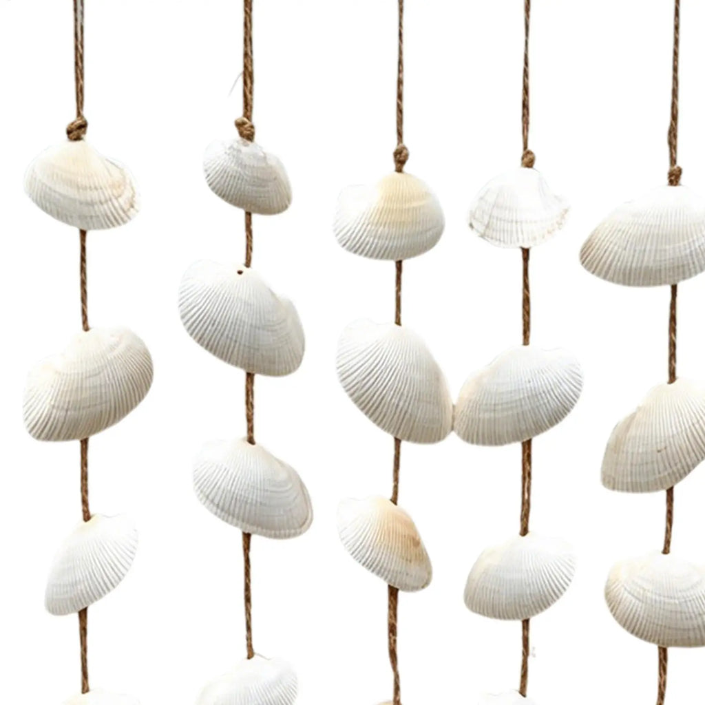Boho Seashell Wall Art | Coastal Shell & Sea Glass Wall Decor