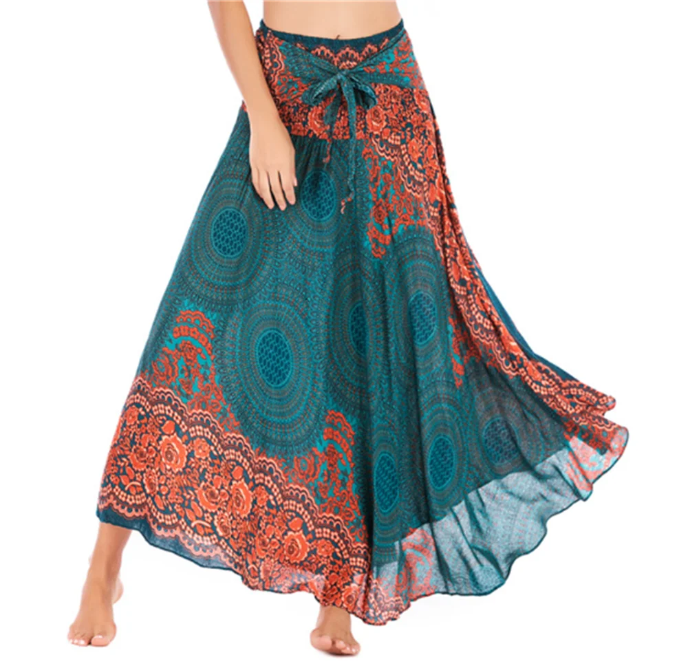 Boho Chiffon Maxi Dress | Sleeveless V-Neck Beach Dress