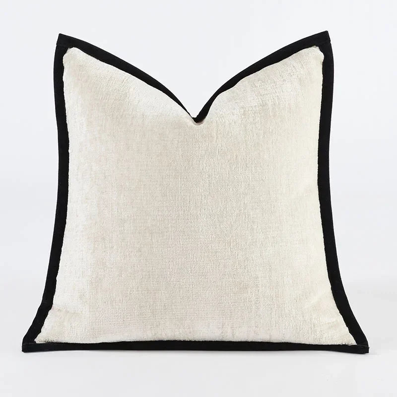 1pc Thick Chenille Cushion Cover Square Solid Color Pillow Case 18*18 20*20 Quality Luxury Home Decor Pillow Cover for Sofa