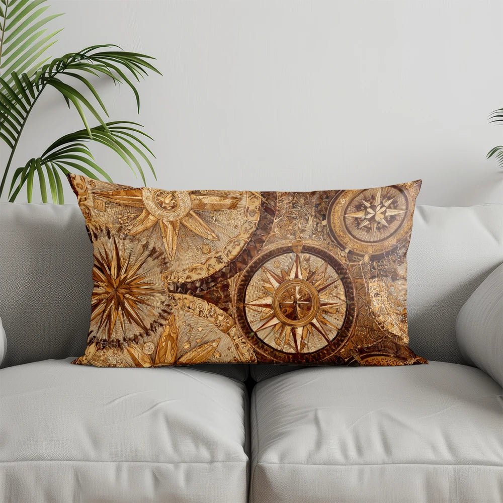 Home Decor Exquisite Persian-Patterned Pillowcase Suitable For Sofa Bedroom Car Pillow Cover Cushion Rectangular Back Cushion