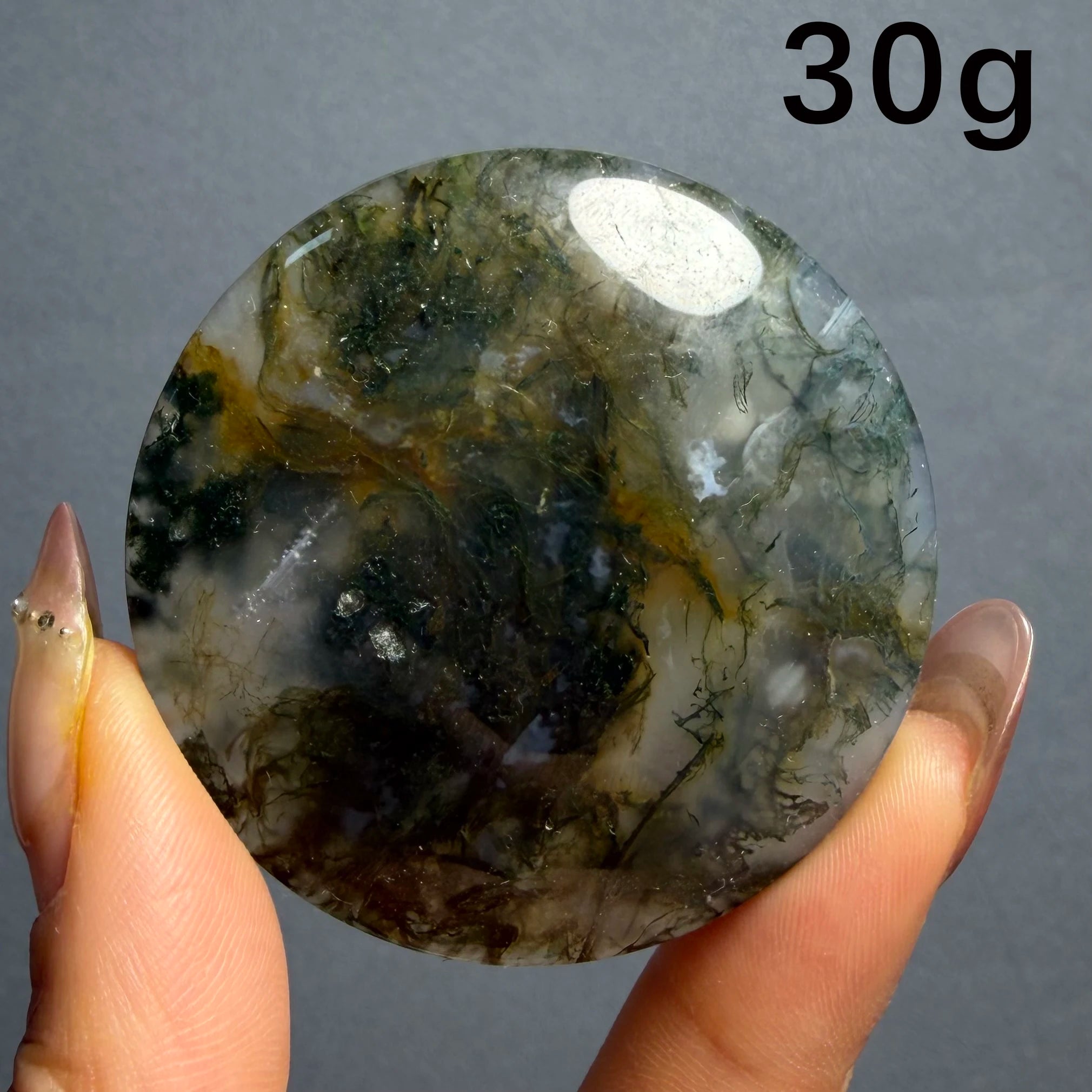 Natural Raw Agate Plate - Healing Teaching Collection Gift Home Decor
