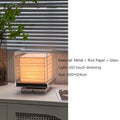 Nordic Minimalist Wabi Sabi  Rice Paper Table Lamp Living Room Bedroom Home Decor Indoor Lighting Study Bedside Reading Light