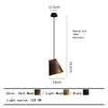 Modern Wooden Lamp for Dining Table Pendant Light Fixture Bedside Art Design Restaurant Solid Wood Lustres Home Decor
