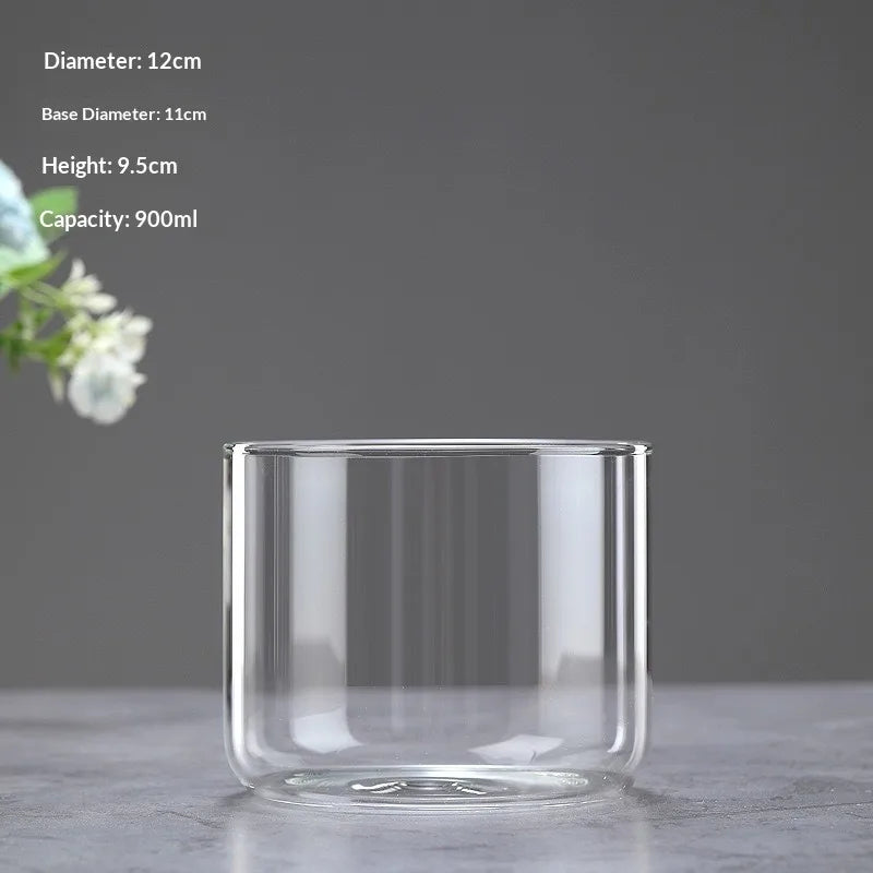 Multi-size Glass Bottle Creativity Dew Collection Glass Vase Micro Landscape Succulent Moss Landscape Glass Terrarium Home Decor