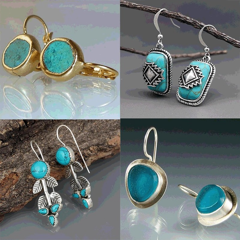 Boho Handmade Drop Earrings – Vintage Ancient Design for Women