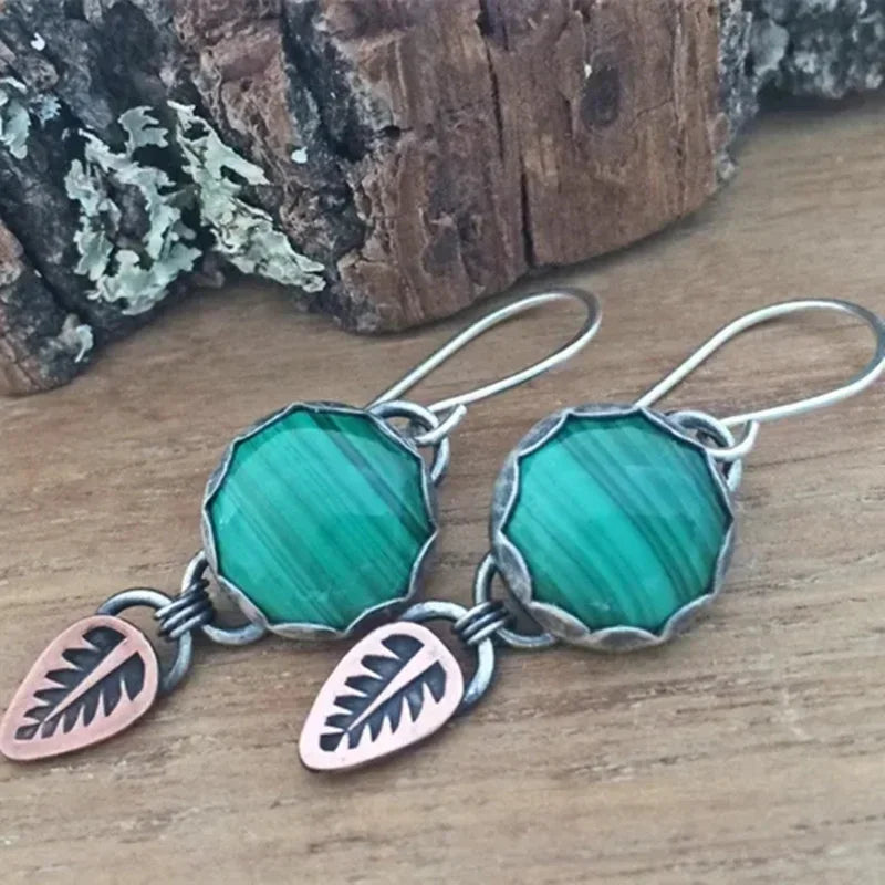 Boho Handmade Drop Earrings – Vintage Ancient Design for Women