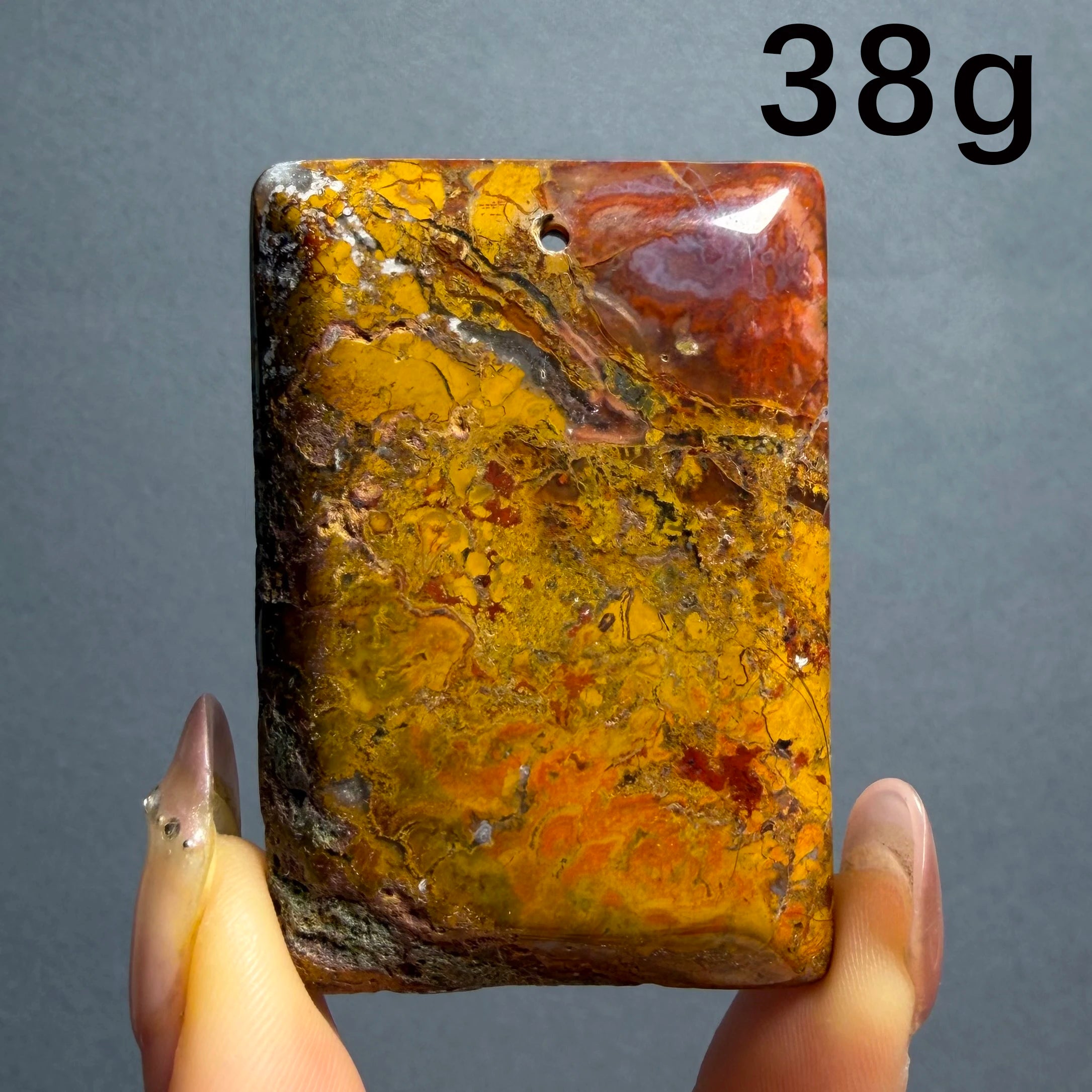 Natural Raw Agate Plate - Healing Teaching Collection Gift Home Decor