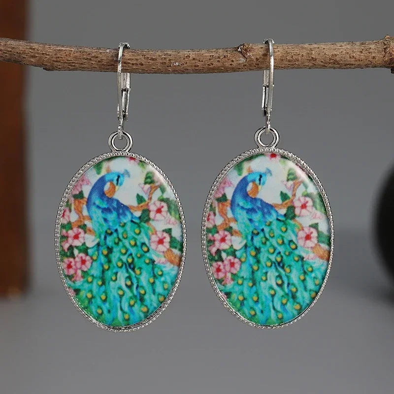 Boho Handmade Drop Earrings – Vintage Ancient Design for Women