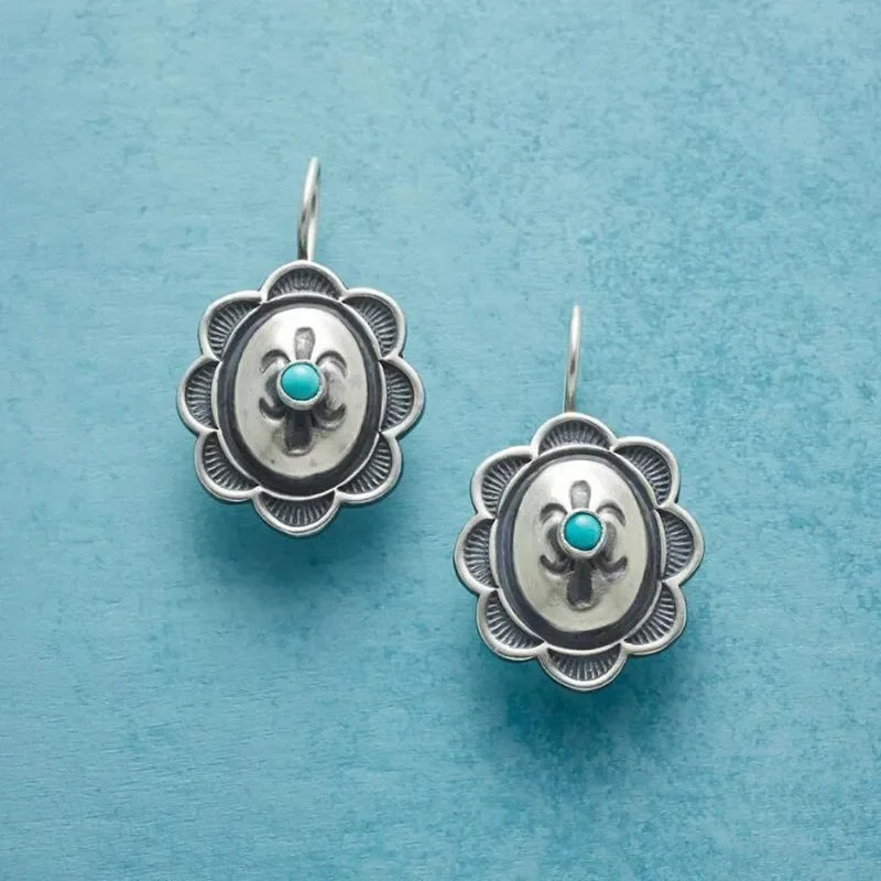 Boho Handmade Drop Earrings – Vintage Ancient Design for Women