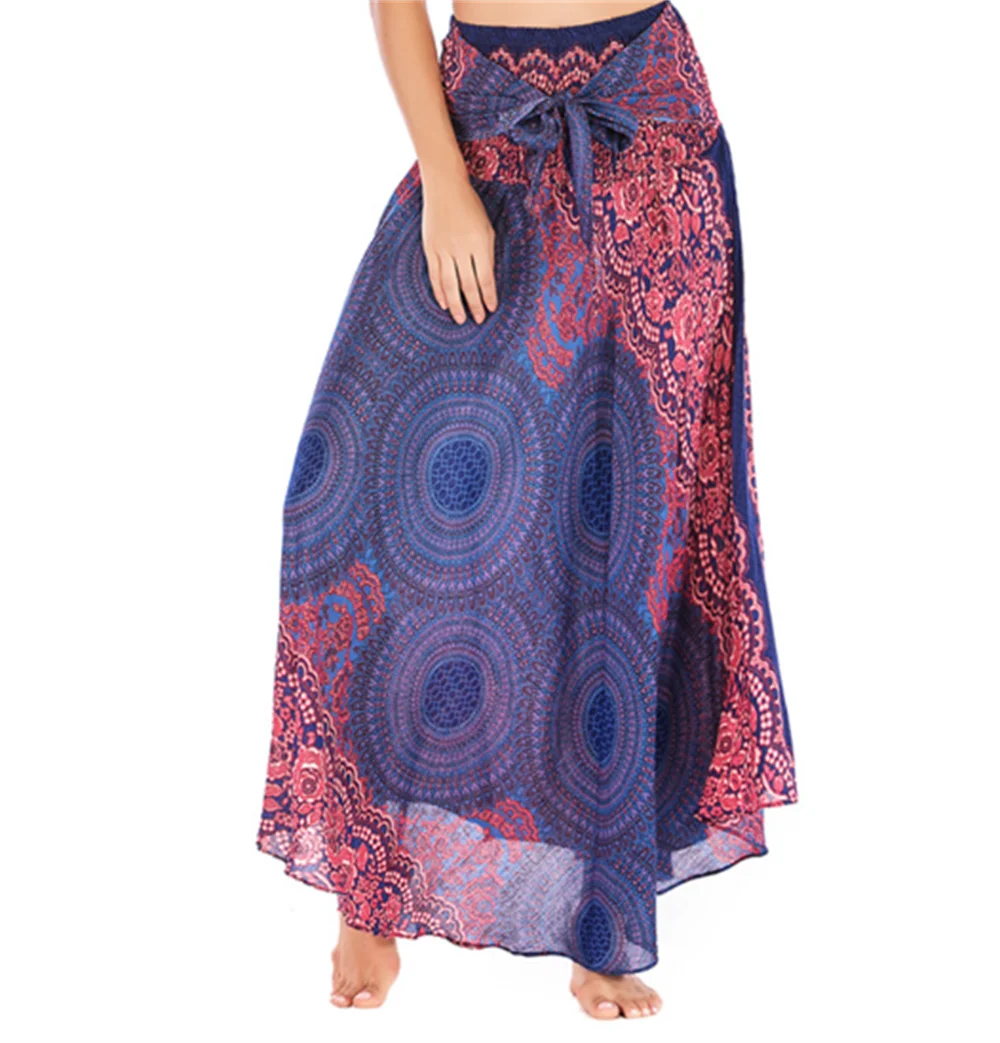 Boho Chiffon Maxi Dress | Sleeveless V-Neck Beach Dress