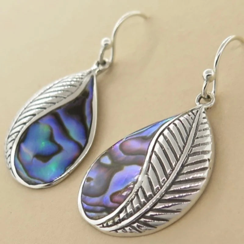 Boho Vintage Ethnic Retro Pendant Drop Earrings – Beach & Party Jewelry for Women