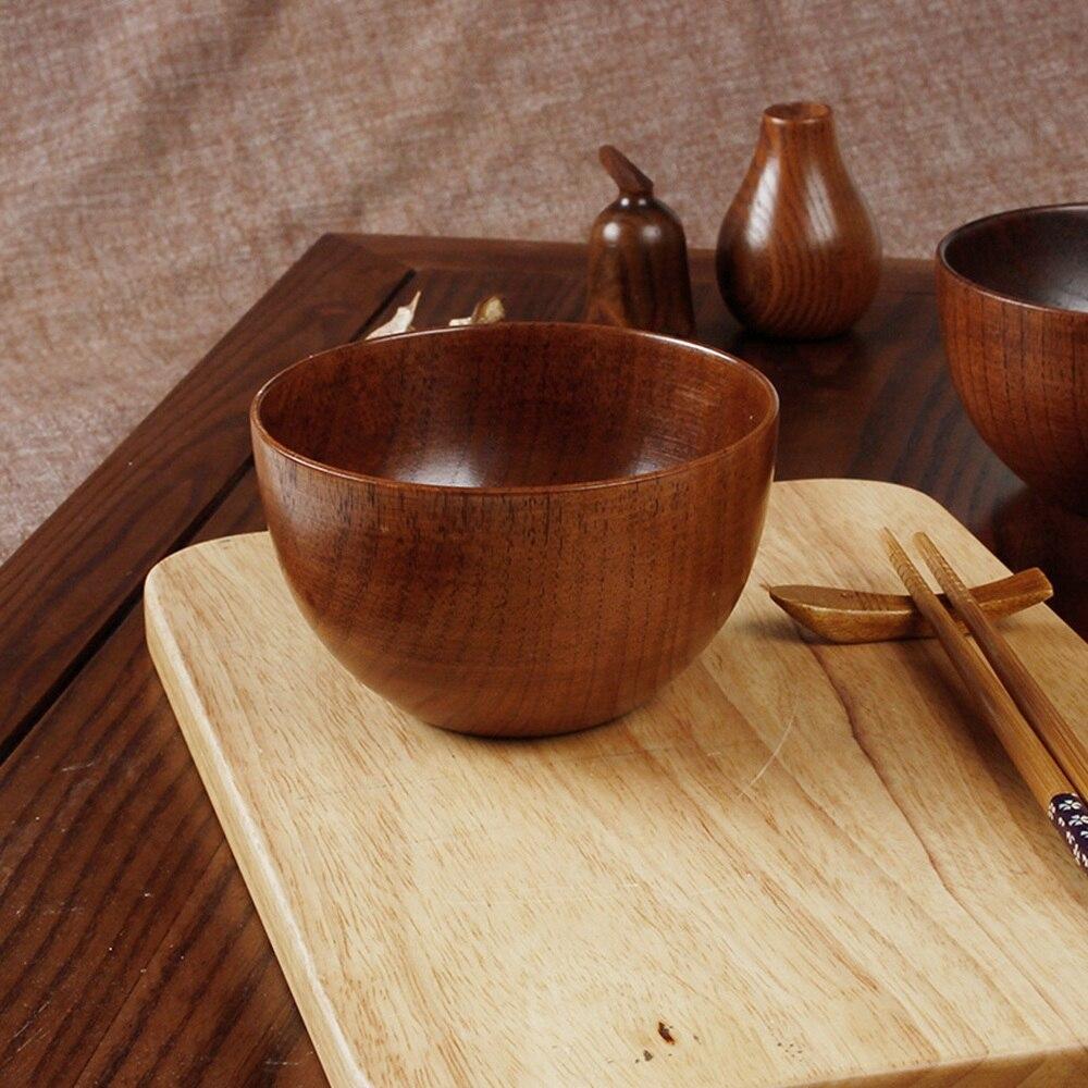 Japanese Style Wooden Bowl | Natural Handcrafted Wood Bowl for Everyday Use