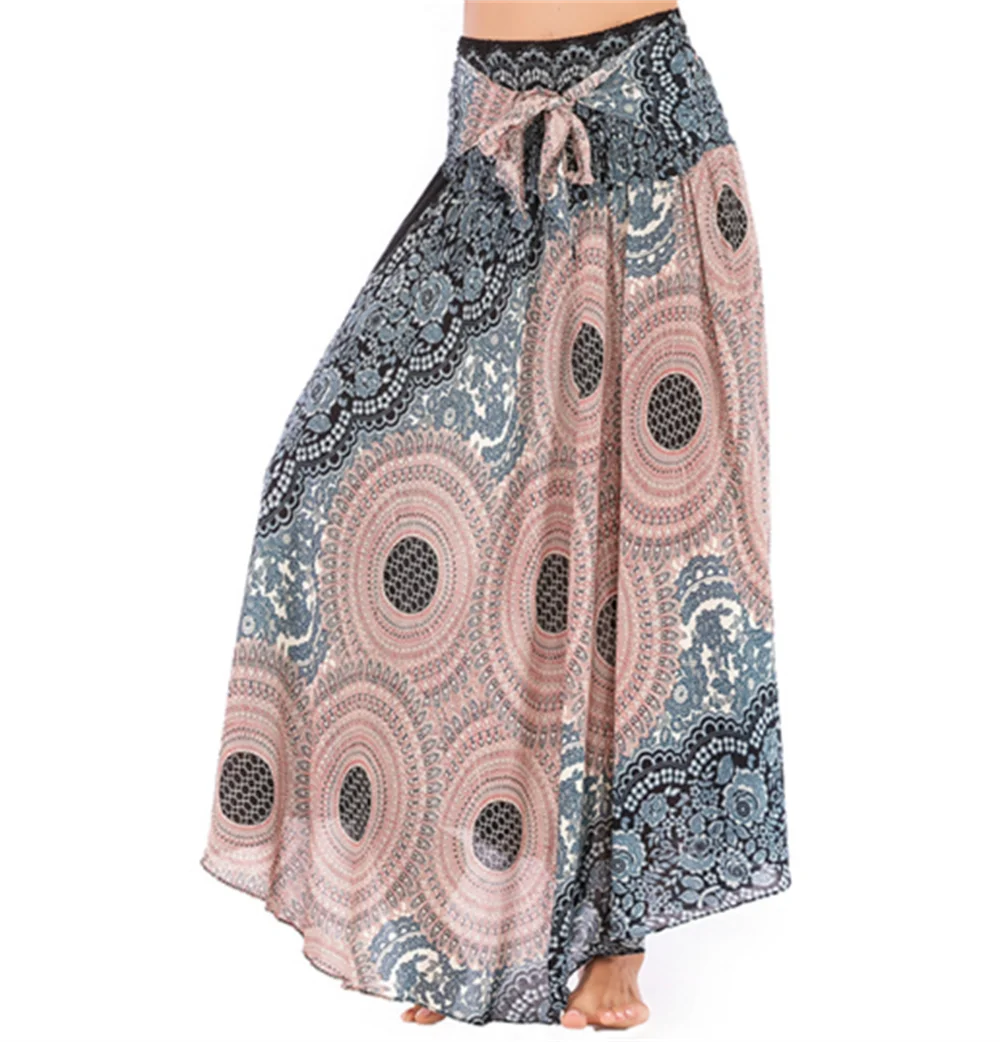 Boho Chiffon Maxi Dress | Sleeveless V-Neck Beach Dress