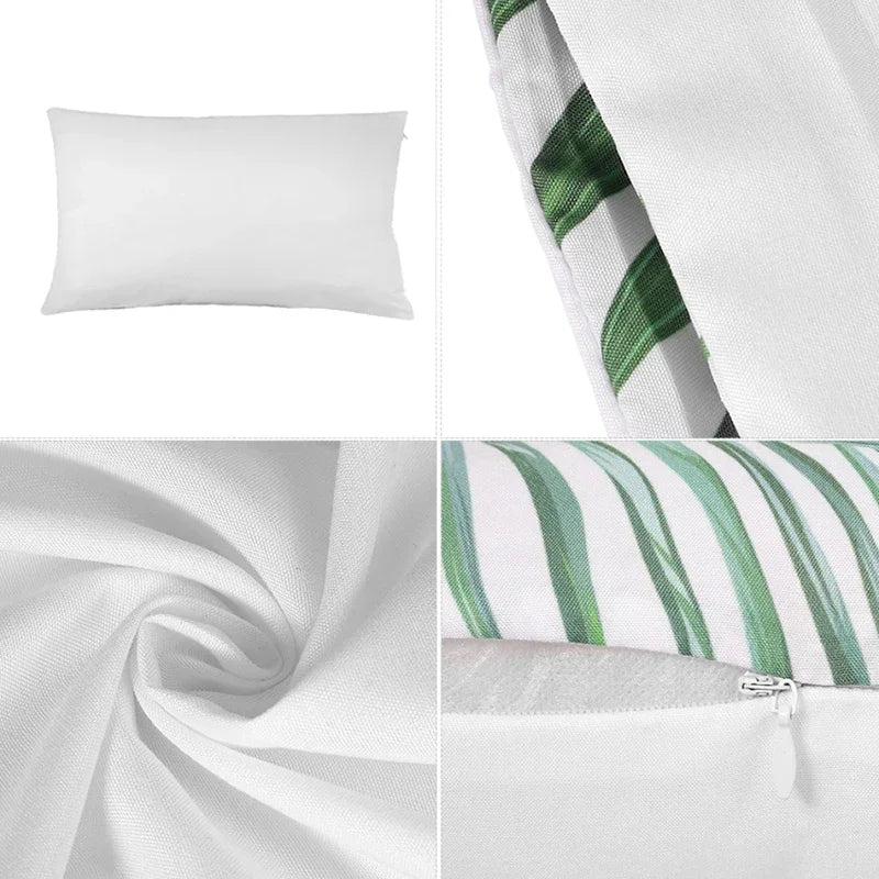 Home Decor Colorful Floral Patterned Pillowcase Suitable For Sofa Bedroom Car Pillow Cover Cushion Rectangular Back Cushion
